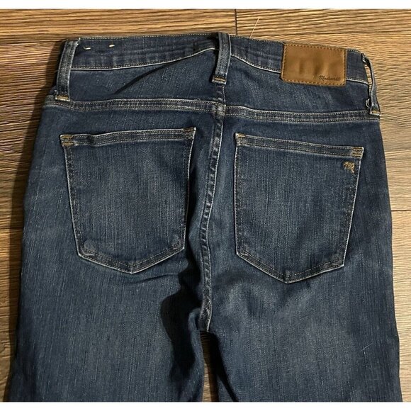Madewell 9” Skinny Stretch High Rise Jeans Size‎ 25 Petite Raw Hem - Picture 8 of 8
